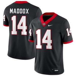 #14 Adrian Maddox Dawgs Black Men's Jersey 2025-26 College Football 672863-187