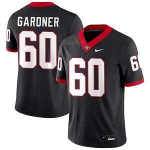 #60 Beau Gardner University of Georgia Black Men Jersey Alumni College Football 689526-771