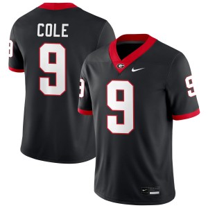 #9 Chris Cole Dawgs Black Men Jerseys High School College Football 508160-620