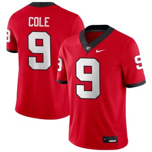 #9 Chris Cole UGA Red Mens Jerseys High School College Football 383397-904