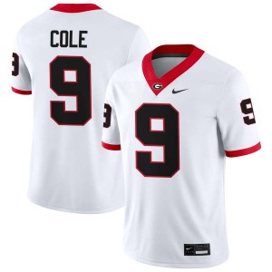 #9 Chris Cole Go Dawgs White Men Jersey Player College Football 560677-234