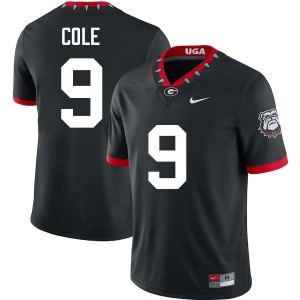 #9 Chris Cole UGA Bulldogs 100th Anniversary Black Men Jersey 2025 College Football 165199-316