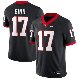 #17 Colter Ginn Go Dawgs Black Men's Jerseys Game College Football 597179-591