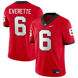 #6 Daylen Everette UGA Bulldogs Red Men's Jerseys Stitched College Football 473537-617