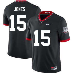 #15 Demello Jones UGA 100th Anniversary Black Men Jerseys University College Football 750335-870
