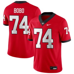 #74 Drew Bobo UGA Red Men Jerseys High School College Football 376376-816