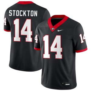 #14 Gunner Stockton UGA Black Mens Jerseys High School College Football 299996-663