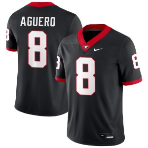 #8 Joenel Aguero UGA Black Men Jerseys Embroidery College Football 761003-711