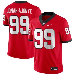 #99 Joseph Jonah-Ajonye UGA Bulldogs Red Mens Jerseys Player College Football 413892-829