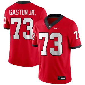 #73 Juan Gaston UGA Bulldogs Red Men Jersey High School College Football 942329-546