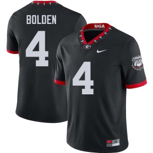 #4 KJ Bolden UGA Bulldogs 100th Anniversary Black Mens Jersey University College Football 187118-716