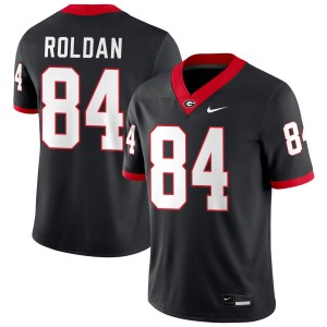 #84 Landon Roldan University of Georgia Black Mens Jerseys 2025-26 College Football 916373-974