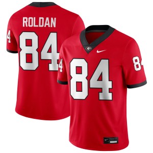 #84 Landon Roldan Georgia Bulldogs Red Men Jersey NCAA College Football 323473-251