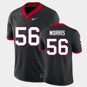 #56 Micah Morris University of Georgia Black Mens Jersey Game College Football 954033-270