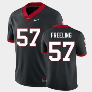 #57 Monroe Freeling Georgia Bulldogs Black Mens Jersey 2025-26 College Football 533987-616