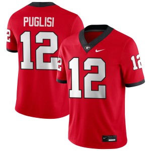 #12 Ryan Puglisi University of Georgia Red Men Jerseys Official College Football 403995-808