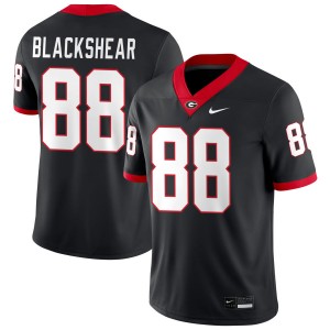 #88 Thomas Blackshear Go Dawgs Black Mens Jerseys Limited College Football 647205-949