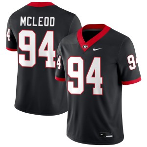 #94 Xzavier McLeod University of Georgia Black Mens Jerseys 2025 College Football 222405-465