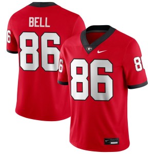 #86 Dillon Bell Georgia Bulldogs Red Men Jersey University College Football 951946-375