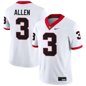 #3 CJ Allen UGA Bulldogs White Men's Jersey Alumni College Football 753520-670