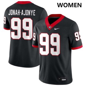 #99 Joseph Jonah-Ajonye UGA Bulldogs Black Women Jerseys 2025 College Football 996905-574