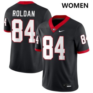 #84 Landon Roldan UGA Black Women Jerseys 2025-26 College Football 915348-288