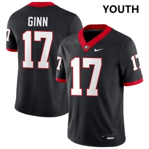 #17 Colter Ginn Go Dawgs Black Youth Jersey 2025-26 College Football 386208-558