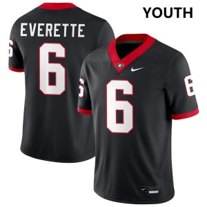 #6 Daylen Everette Dawgs Black Youth Jerseys Player College Football 141737-506
