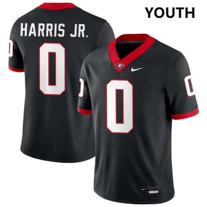 #0 Gabe Harris Jr. UGA Black Youth Jersey Player College Football 181134-606