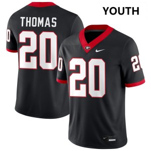 #20 JaCorey Thomas Go Dawgs Black Youth Jersey Limited College Football 211410-836