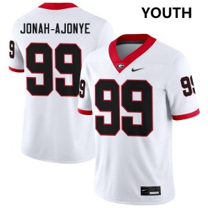 #99 Joseph Jonah-Ajonye Go Dawgs White Youth Jerseys High School College Football 237045-952