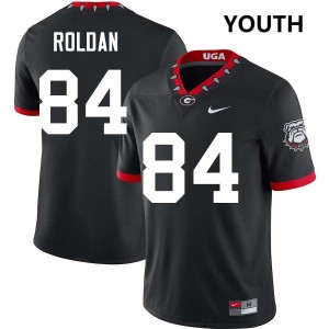 #84 Landon Roldan Dawgs 100th Anniversary Black Youth Jerseys 2025-26 College Football 461397-530