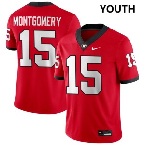 #15 Ryan Montgomery UGA Bulldogs Red Youth Jersey Alumni College Football 103793-897