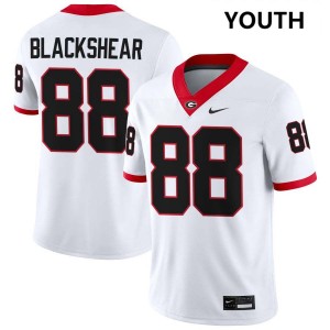 #88 Thomas Blackshear UGA White Youth Jersey Limited College Football 424437-700